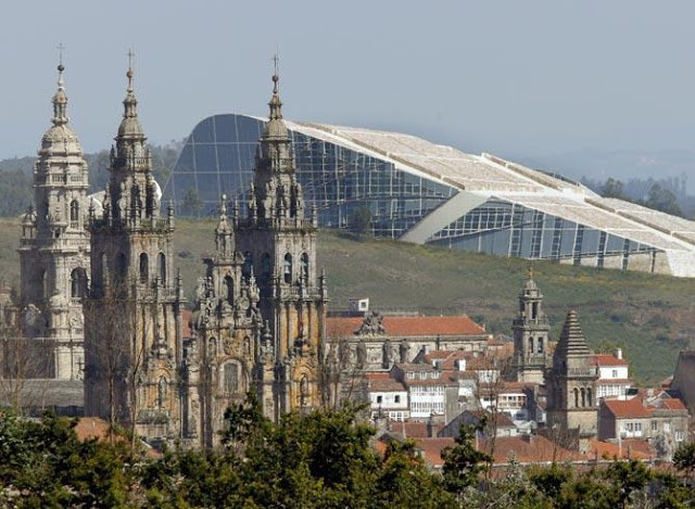 Ciudad de la Cultura en Santiago de Compostela.