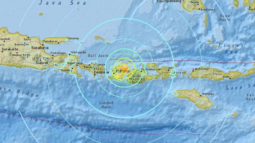 Potente terremoto de magnitud 69 sacude indonesia