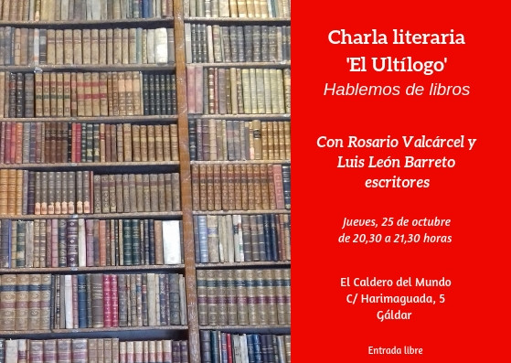 'Ultu00edlogo', charla literaria Valcu00e1rcel y Barreto