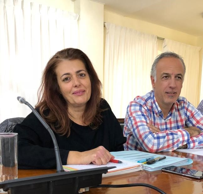 Los concejales de Cs en el Ayuntamiento de Arrecife, Delia Hernu00e1ndez e u00cdu00f1igo Inchausti (2)