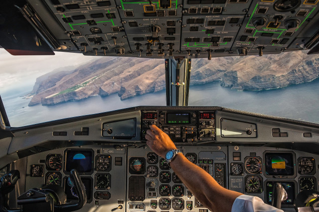 APROXIMACION AL AEROPUERTO DE LA GOMERA