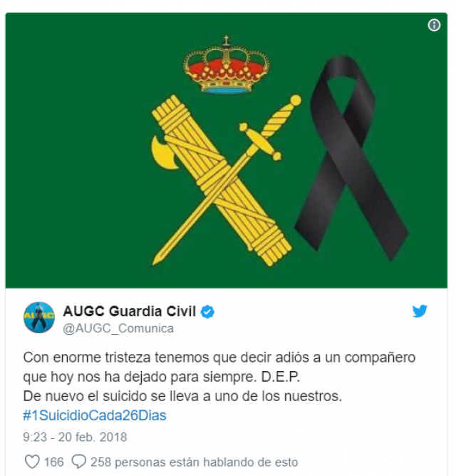 TWEETER GUARDIA CIVIL 