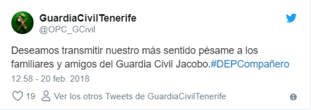TWEETER GUARDIA CIVIL