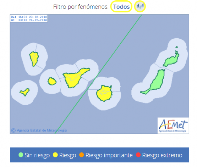 TIEMPO EN CANARIAS