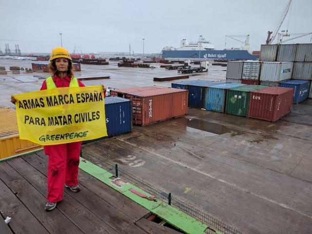 22/09/2017 Puerto de Bilbao, Vizcaya; Bizkaia. Euskadi. País Vasco Puerto de Bilbao. ©Greenpeace / Pablo Blazquez