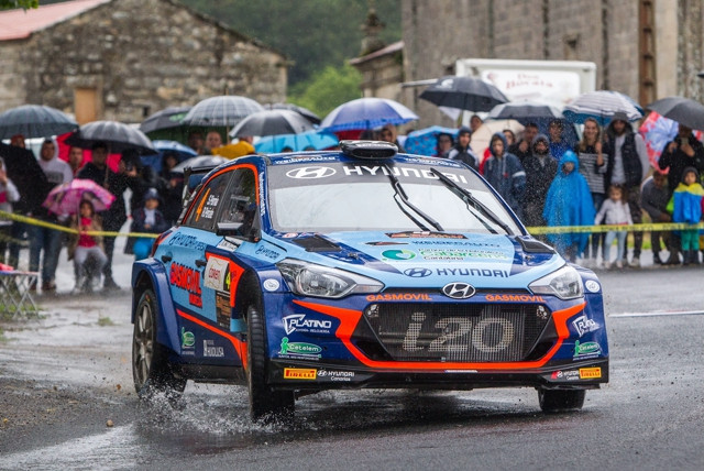 El coche de estos dos pilotos que usaron en este rally