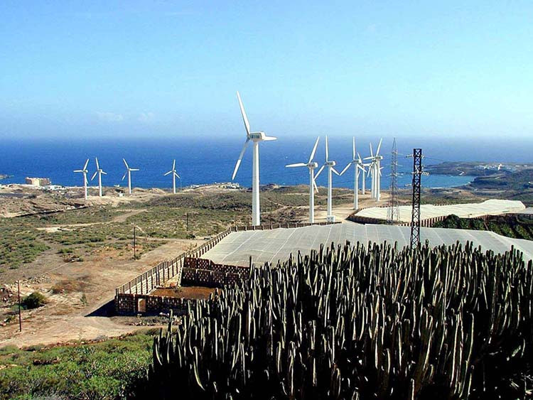 Parque eólico canarias