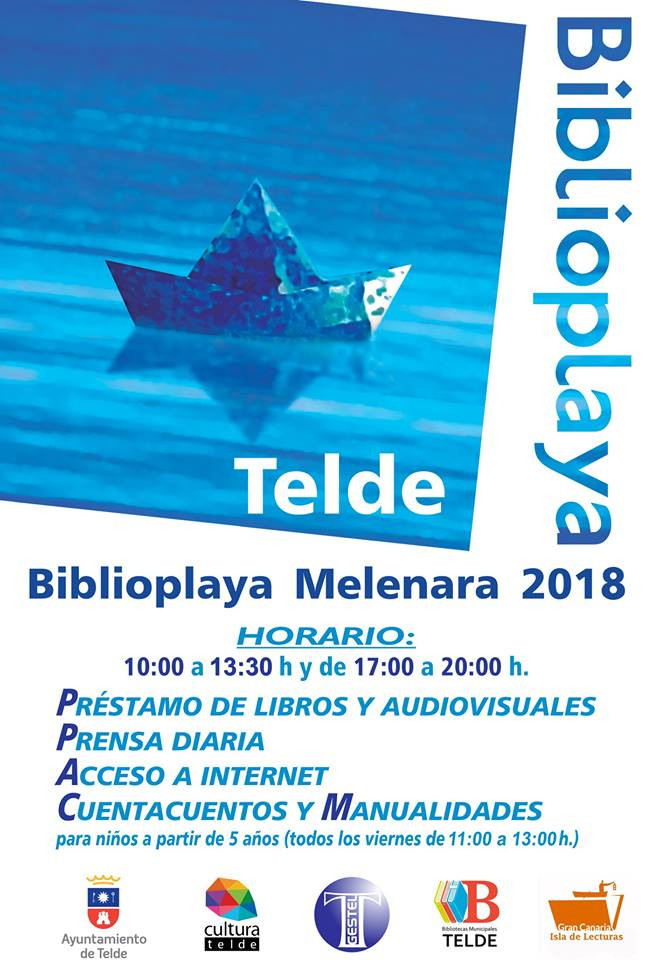 CARTEL BIBLIOPLAYA