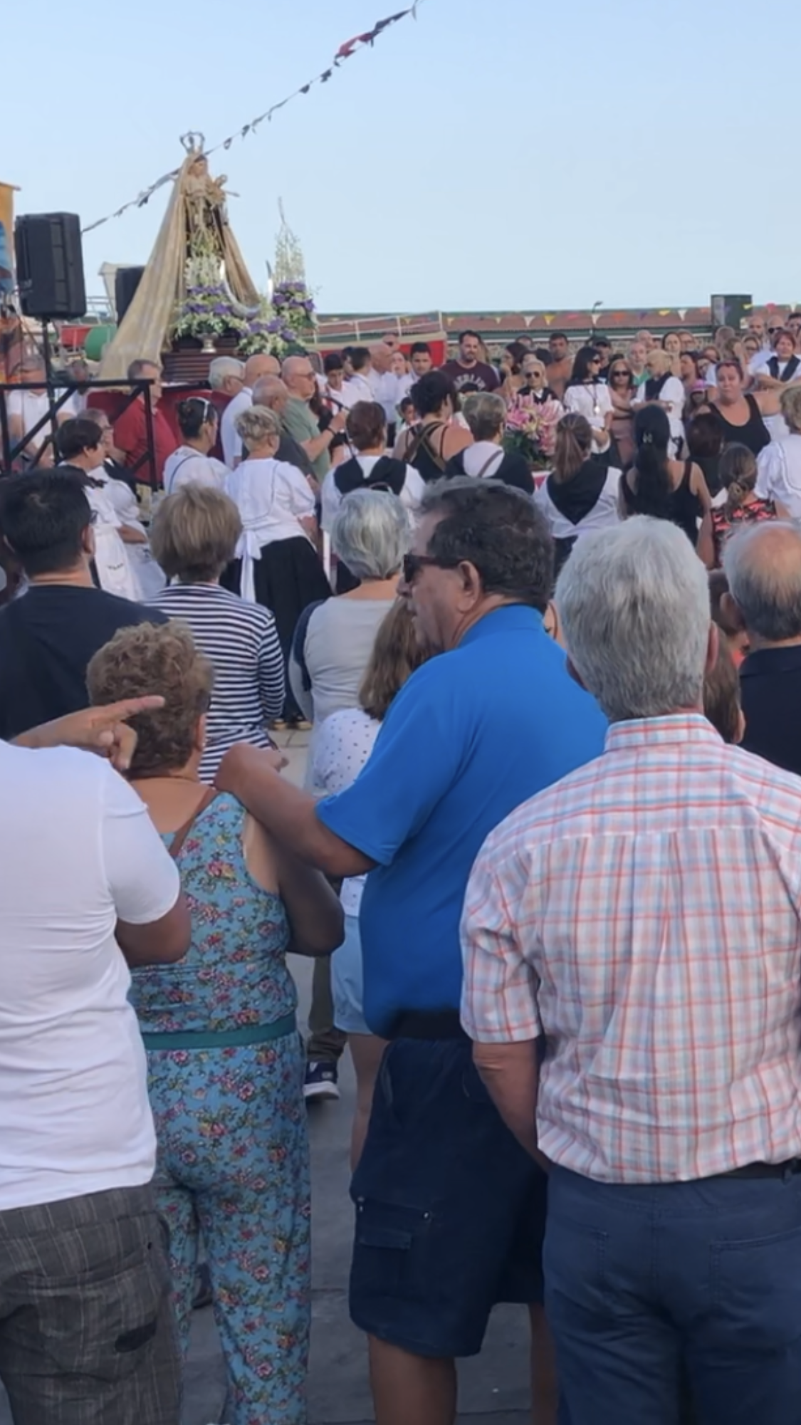 Embarque virgen del Carmen Candelaria