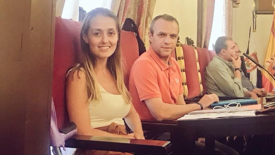 Concejales de Cs La Laguna en pleno extraordinario julio