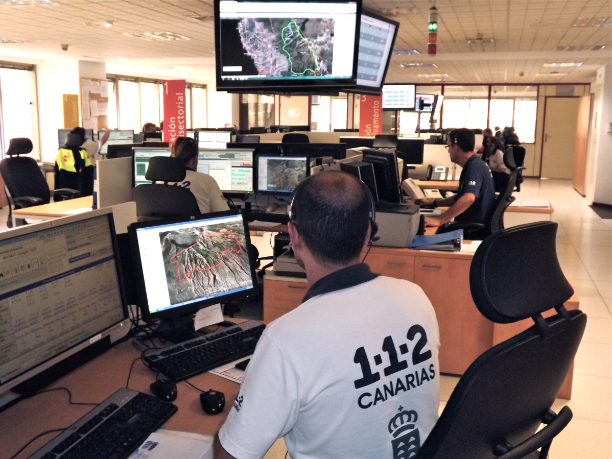 260115 Sala operativa de Santa Cruz de Tenerife