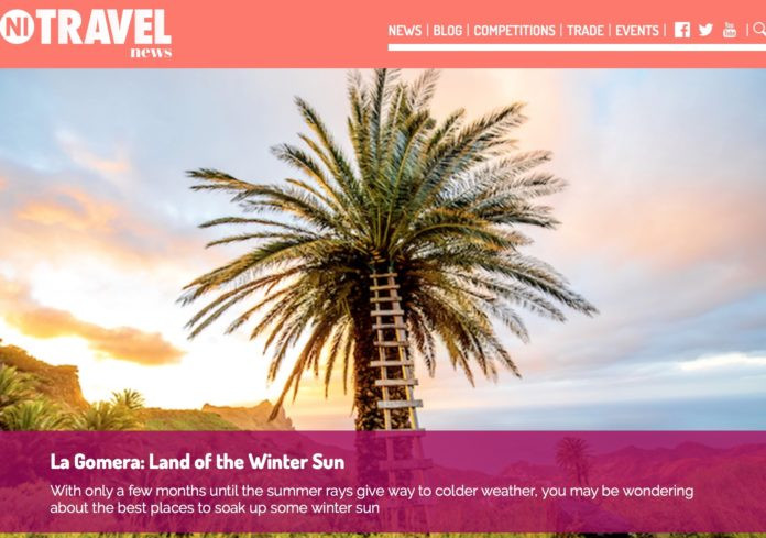 Publicaciou0301n sobre La Gomera en In Travel News 2018 696x489