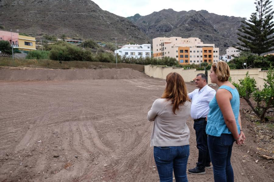 Visita obras aparcamiento Punta del Hidalgo (1 de agosto)