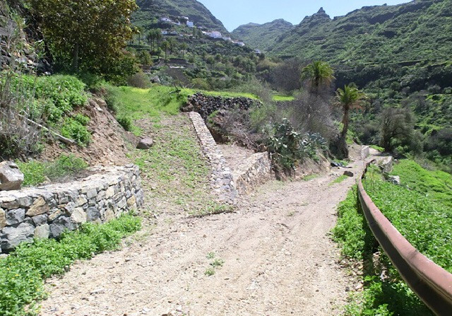 Acceso agru00edcola El Carrizal en Tejeda