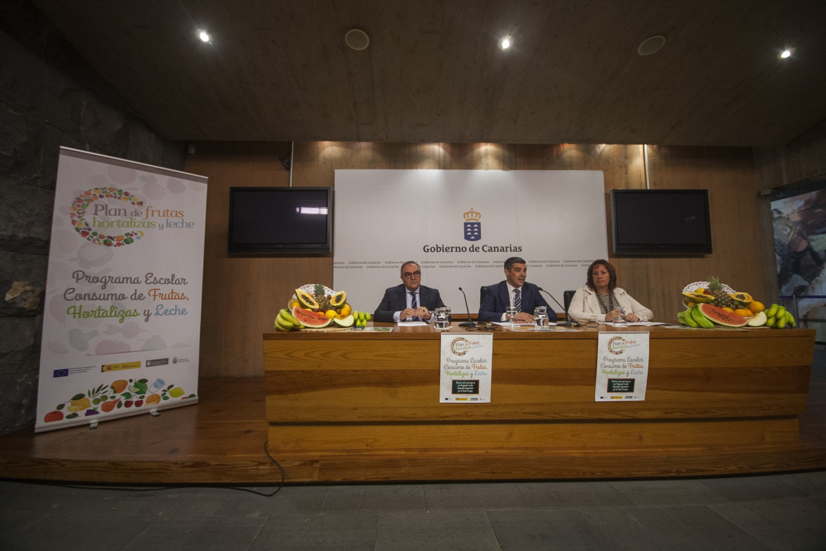 Imagen de archivo de la presentaciu00f3n del Plan de Frutas y Verduras