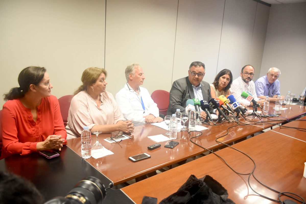 Momento de la rueda de prensa