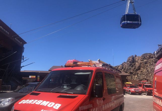 Estacion teleferico Teide producirse incidente