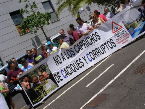 Tranvia manifestacion julio 6