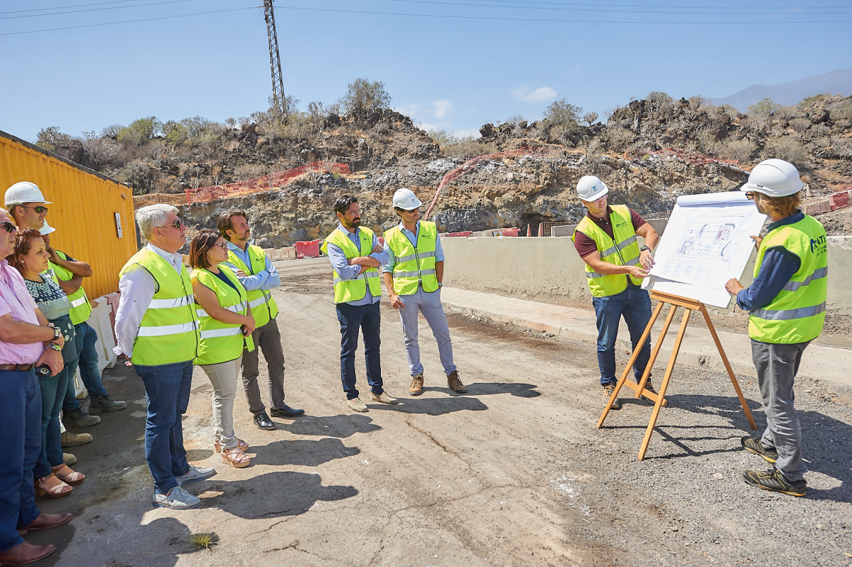 Güímar EDAR Valle de Güímar Visita trabajos 00