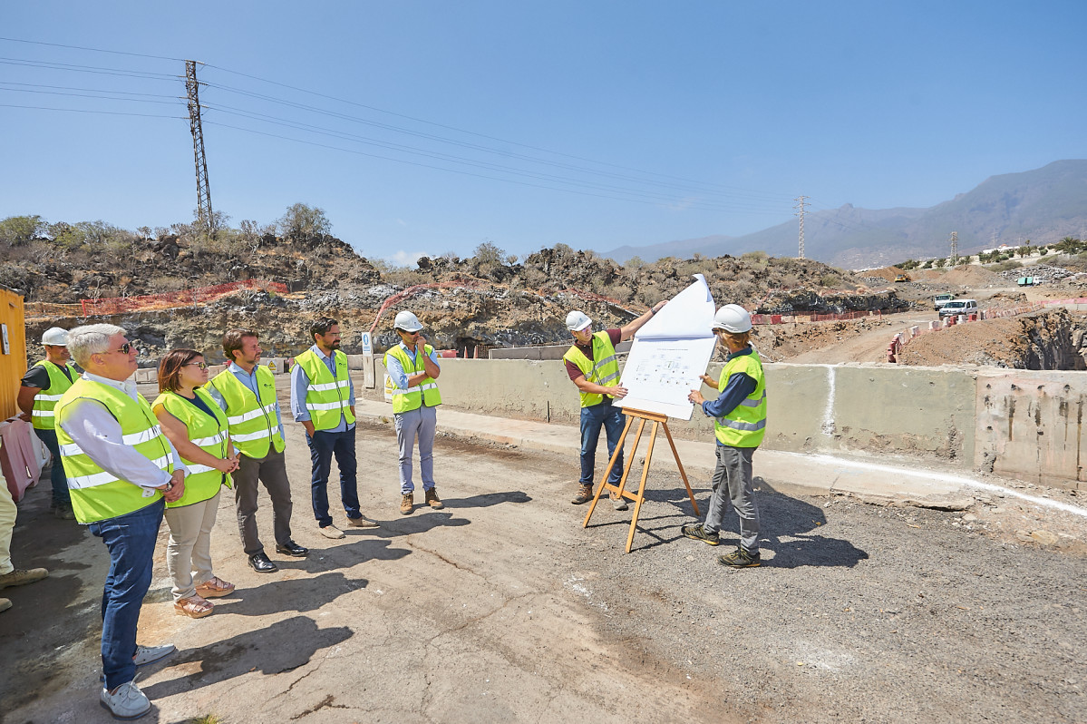 Güímar EDAR Valle de Güímar Visita trabajos