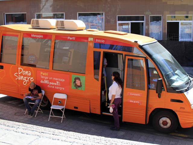 Unidad mu00f3vil en Guia de Isora, en Playa San Juan