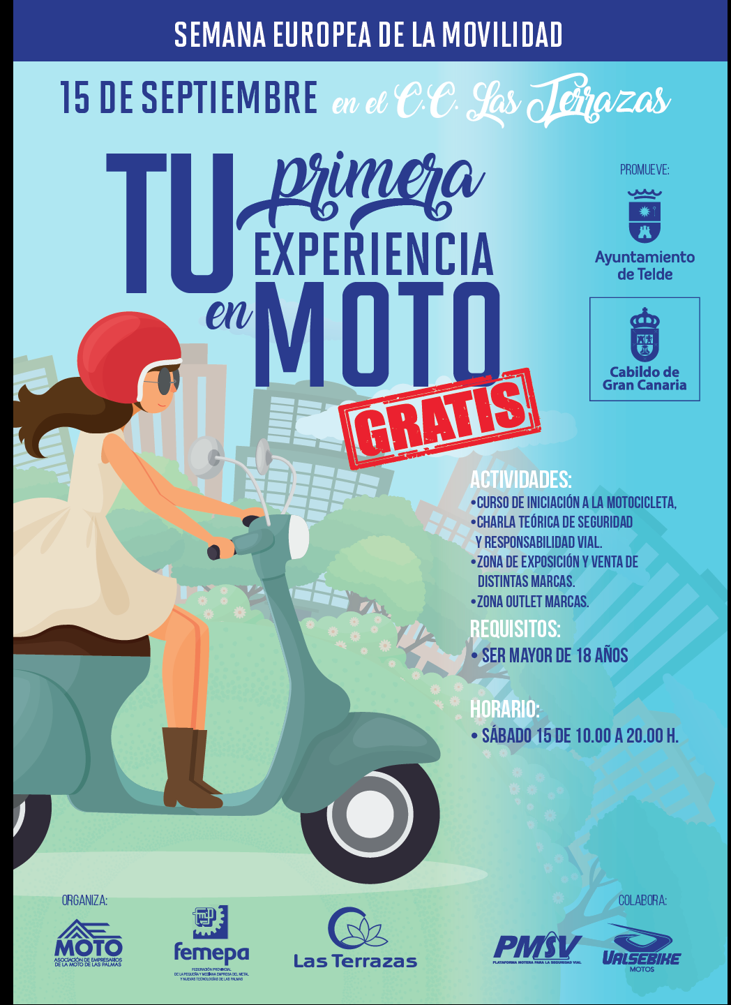 CARTEL 'TU PRIMERA EXPERIENCIA CON LA MOTO' 2018.09.13