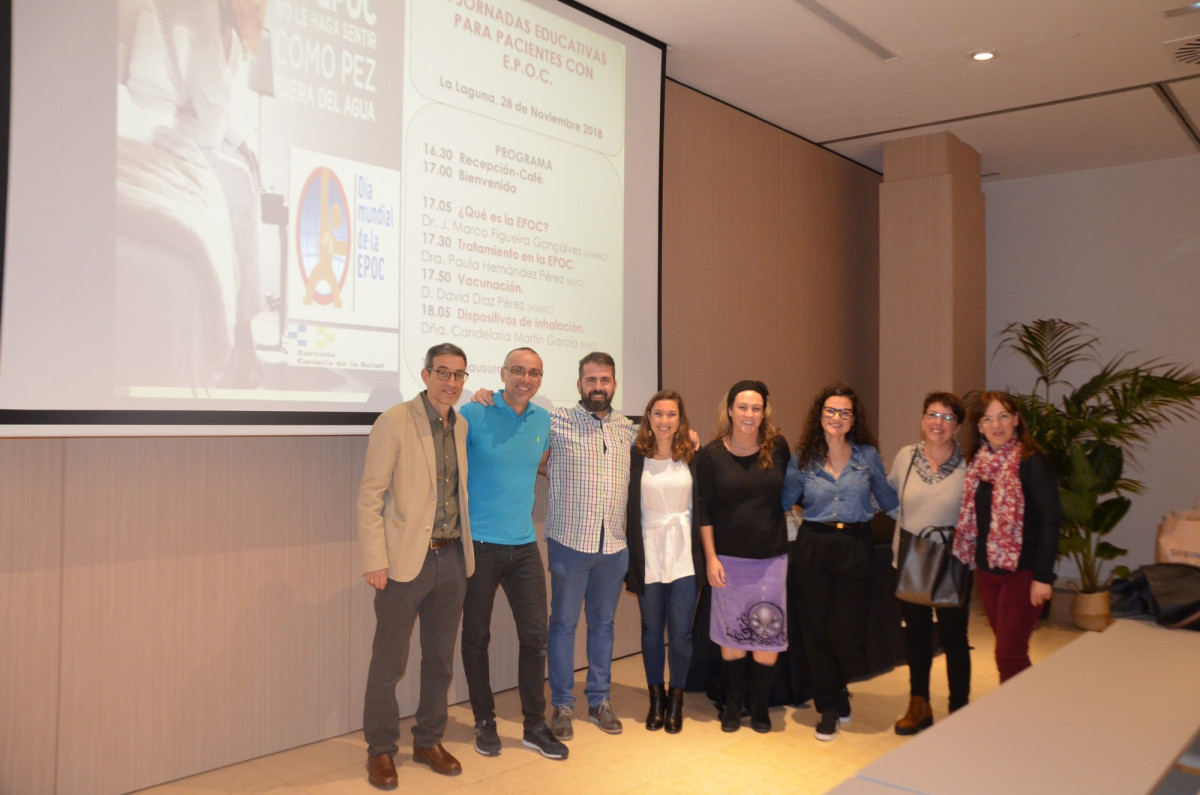 Profesionales sanitarios que participaron en estas Jornadas