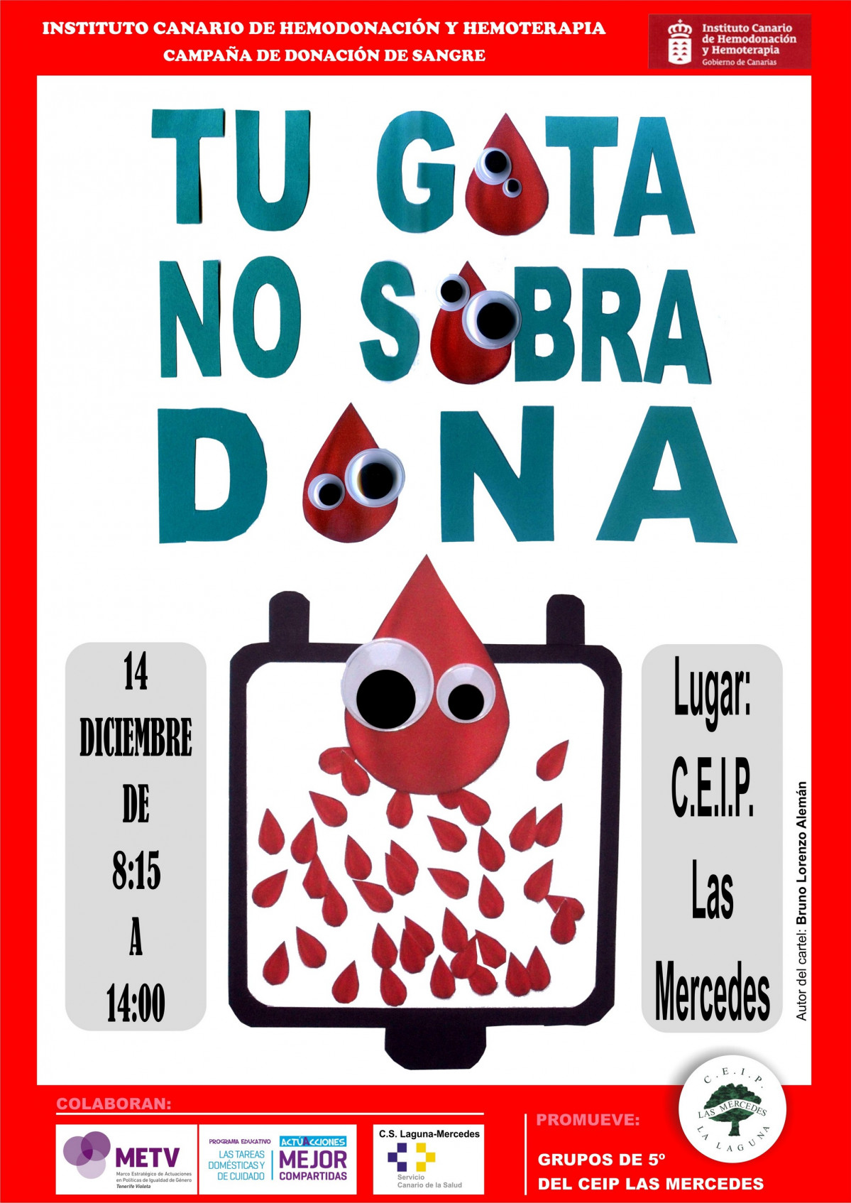 Cartel del CEIP Las Mercedes