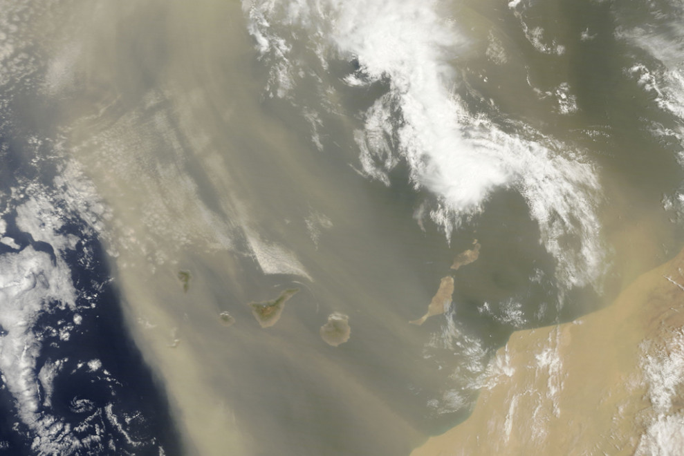Calima en Canarias