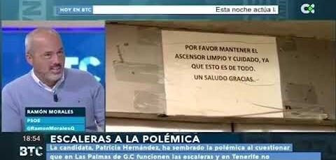 Video polemica escaleras