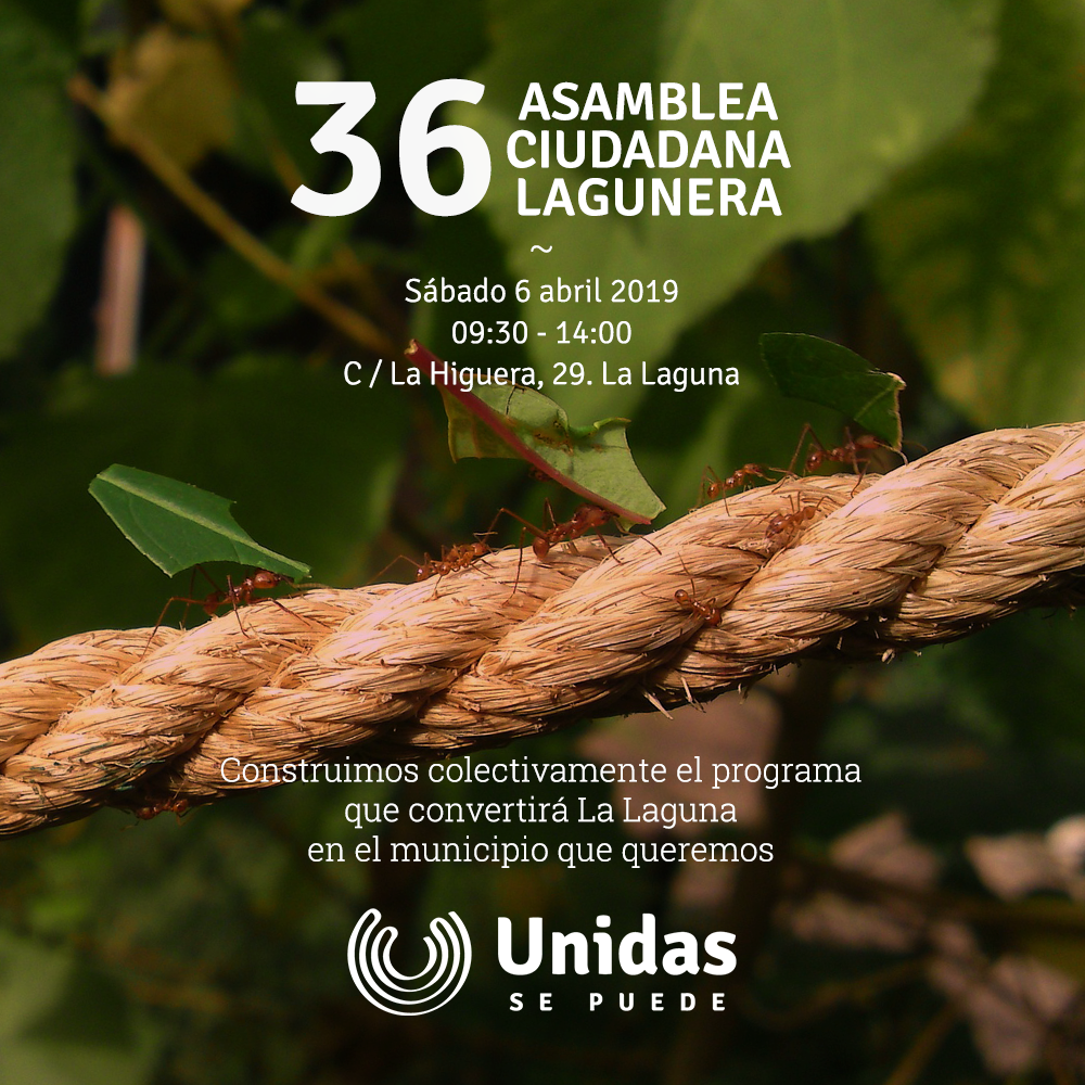 Cartel Asamblea Ciudadana Lagunera