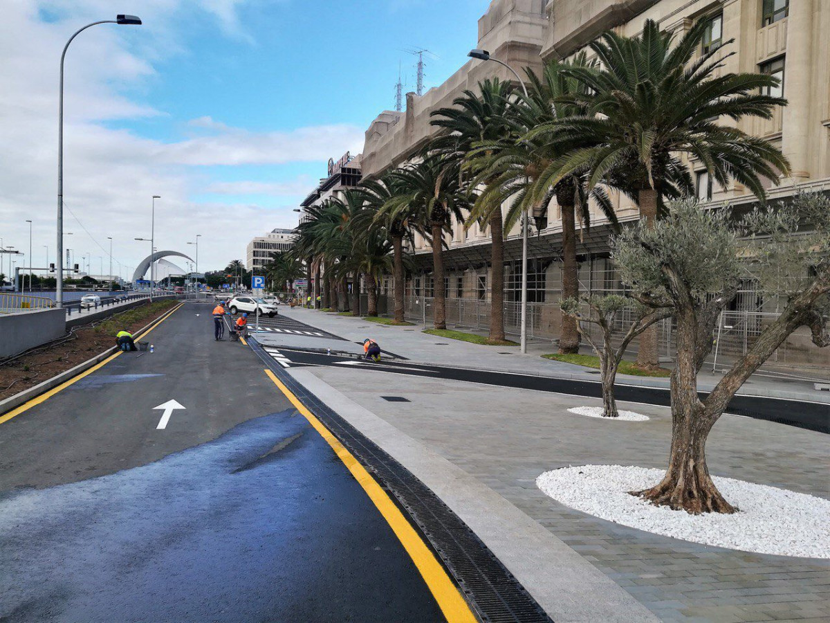 Obras Avenida Maru00edtima Santa Cruz