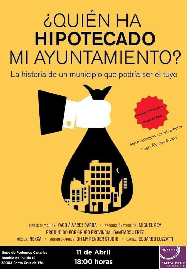 Cartel Doc Quien has hipotecado mi ayuntamiento