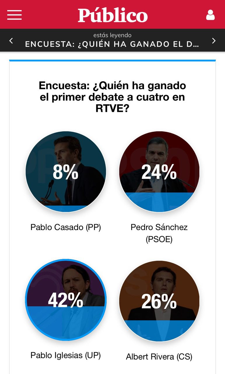 Encuesta debate pu00fablico