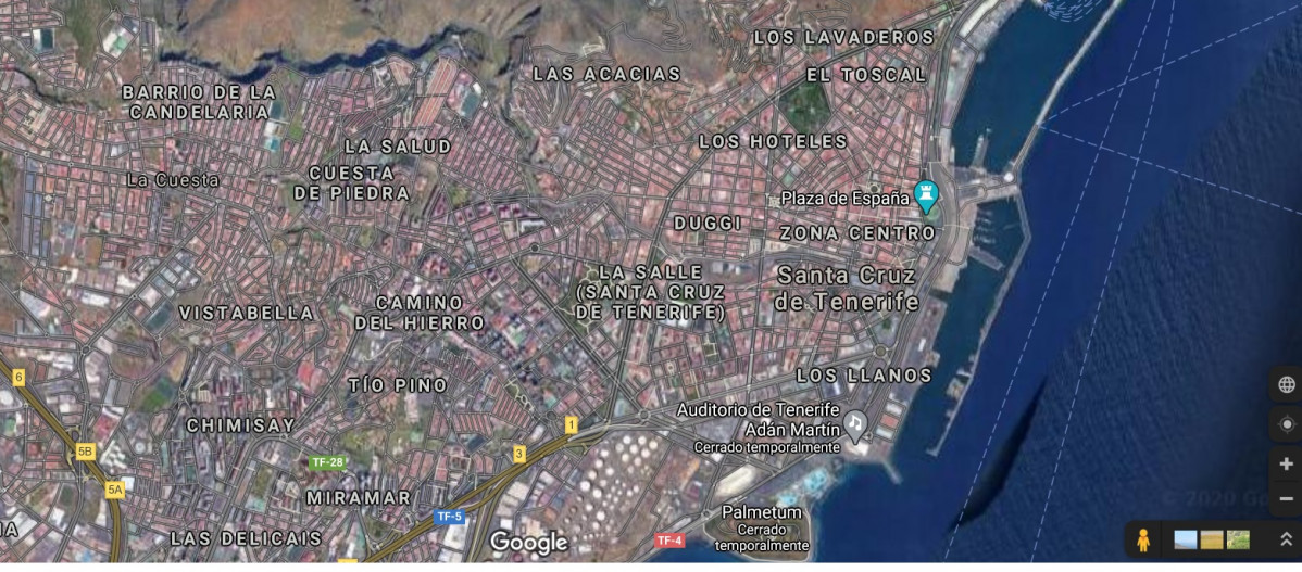 Santa Cruz de Tenerife Maps