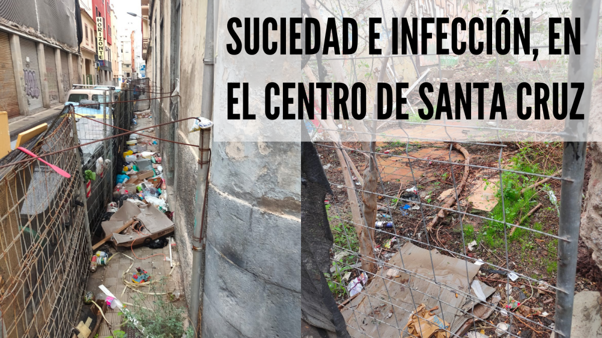 Suciedad e infecciu00f3n, en el centro de santa cruz