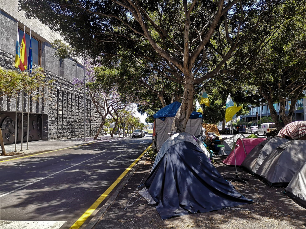Acampada por una vivienda digna