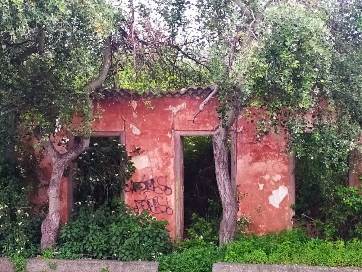 Casa tradicional canaria abandonada en Tenerife