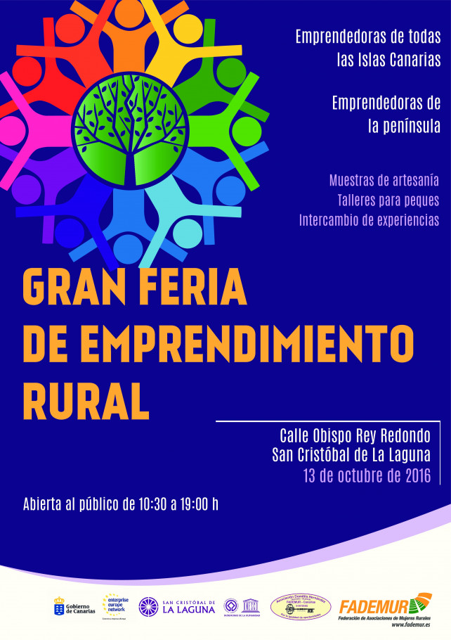 FADEMURCARTELGRANFERIAEMPRENDIMIENTO13OCTUBRE 2016 CANARIAS